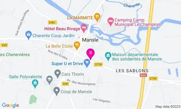 Localisation Super U