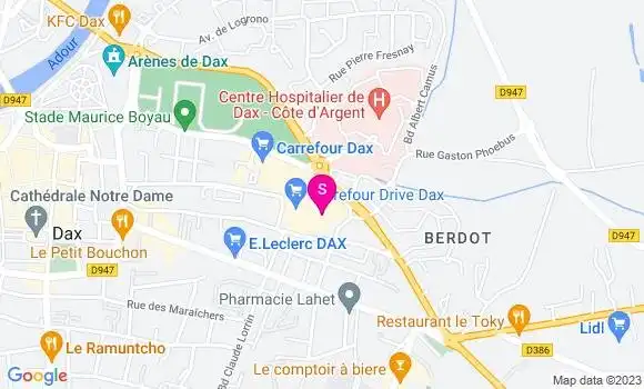 Localisation Station Carrefour