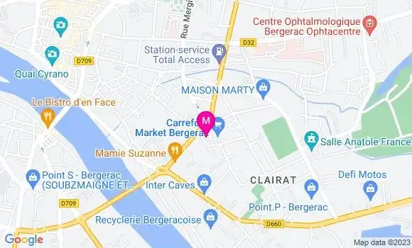 Localisation Carrefour Market