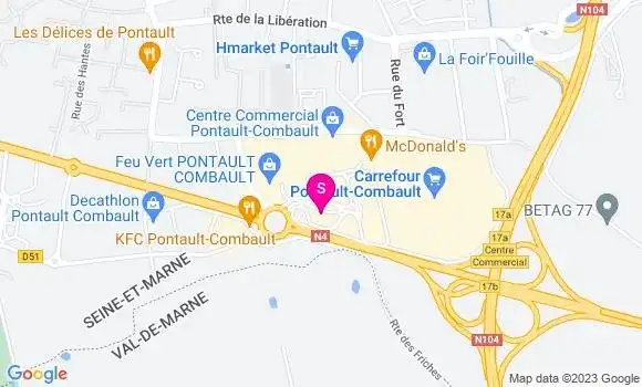 Localisation Station Carrefour