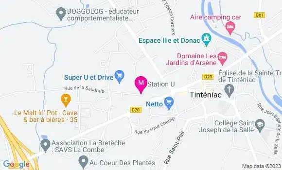 Localisation Super U