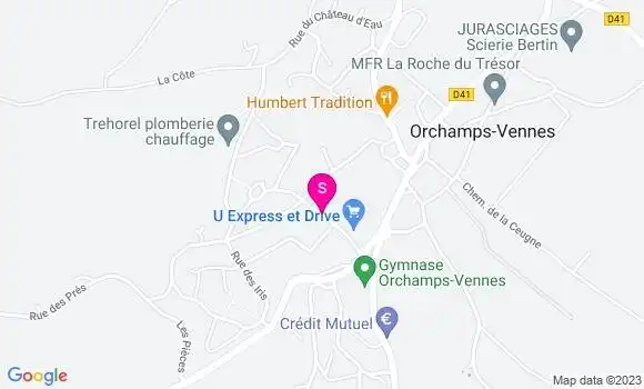 Localisation Station U