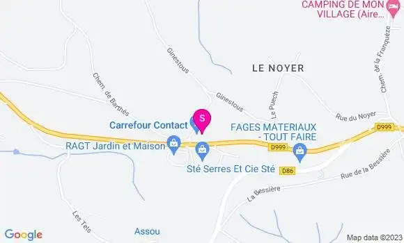 Localisation Carrefour Contact