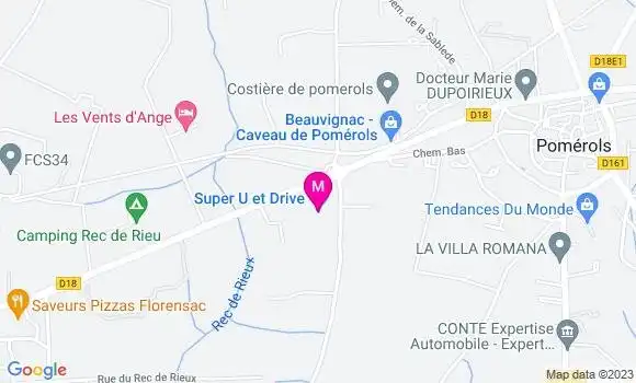 Localisation Super U