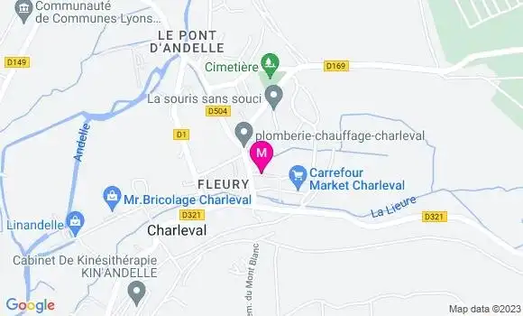 Localisation Carrefour Market