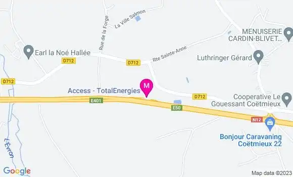 Localisation Access TotalEnergies