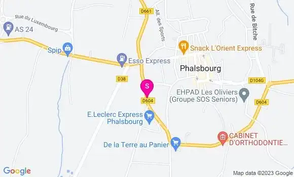 Localisation Station Leclerc