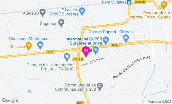 Localisation Intermarché Station