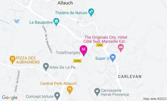 Localisation TotalEnergies