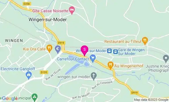 Localisation Carrefour Contact