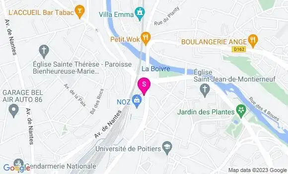 Localisation Avia Poitiers