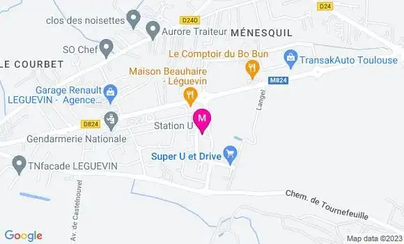 Localisation Station U