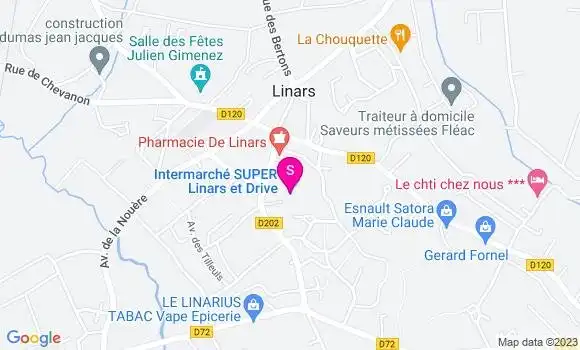 Localisation Intermarché Station