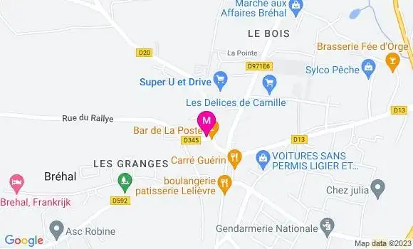 Localisation Super U