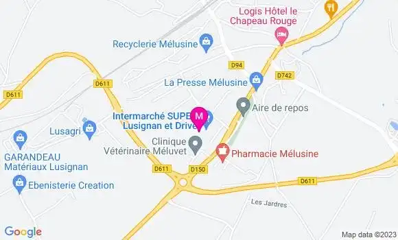 Localisation Intermarché Station