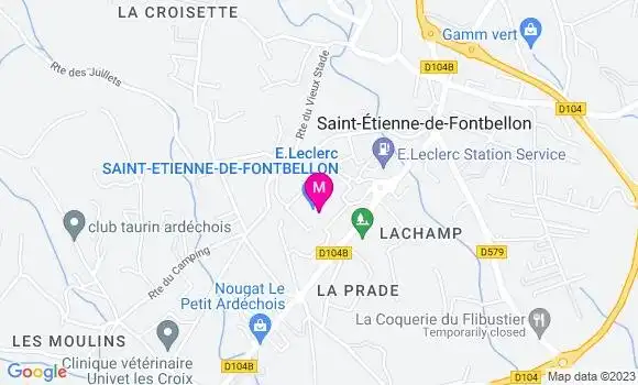 Localisation Station Leclerc