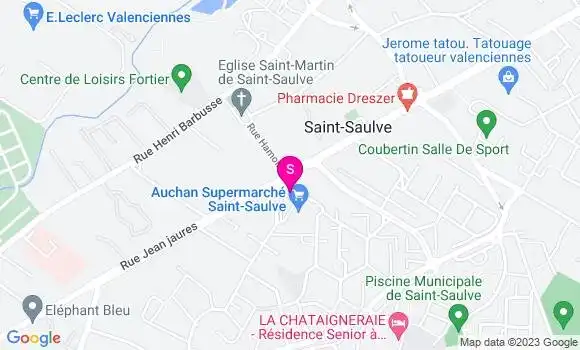 Localisation Auchan