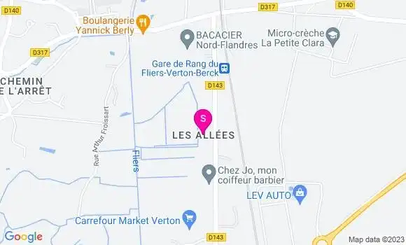 Localisation Carrefour Market