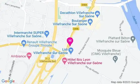 Localisation Garage Thivolle