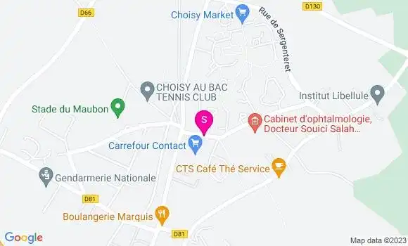 Localisation Carrefour Contact