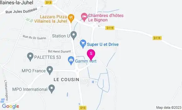 Localisation Super U