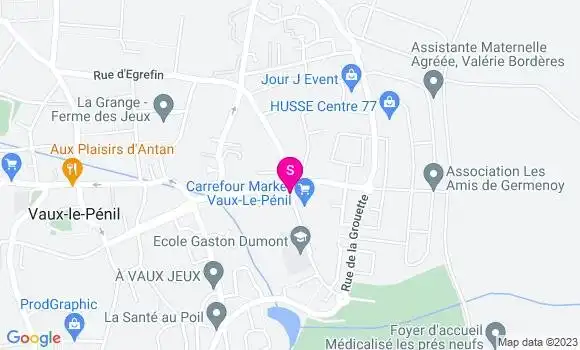 Localisation Carrefour Market
