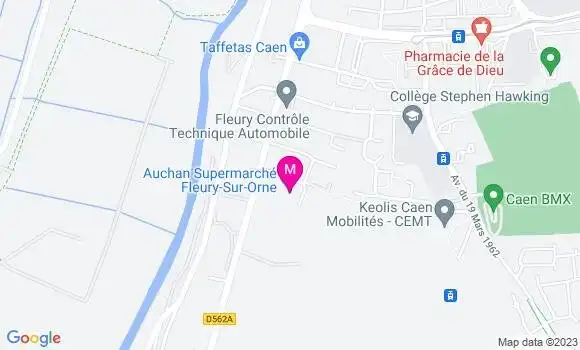 Localisation Station Auchan