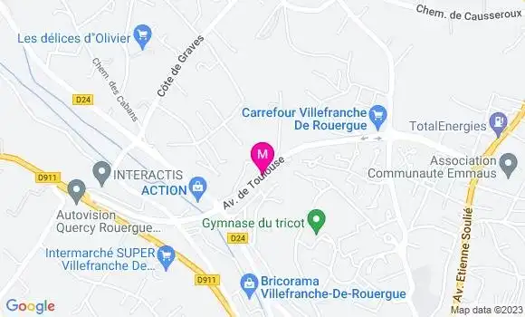 Localisation Carrefour
