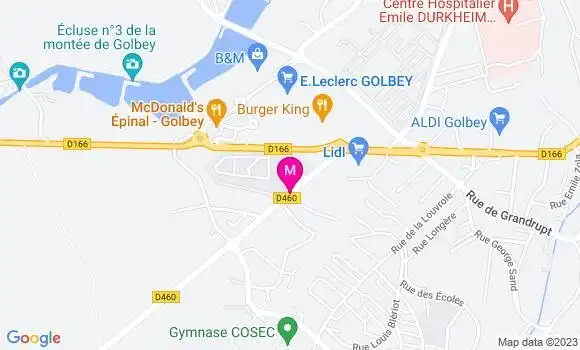 Localisation Auchan Supermarché