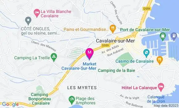 Localisation Carrefour Market