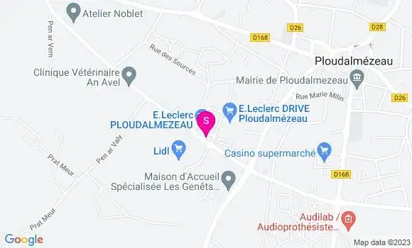 Localisation Station Leclerc