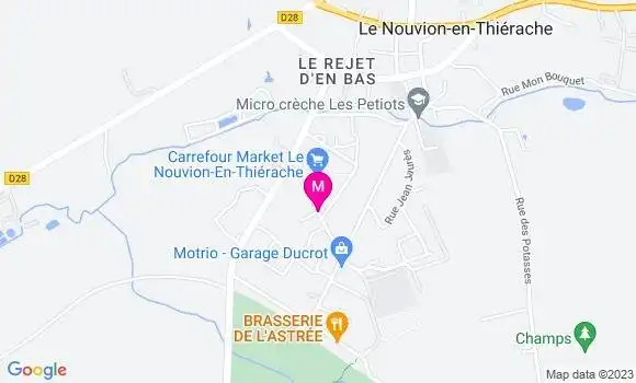 Localisation Carrefour Market