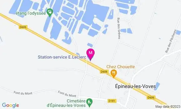 Localisation Station Service Leclerc
