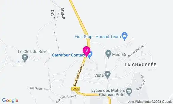 Localisation Carrefour Contact