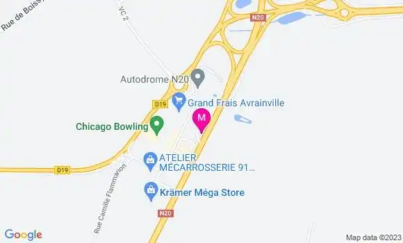 Localisation Station Avia