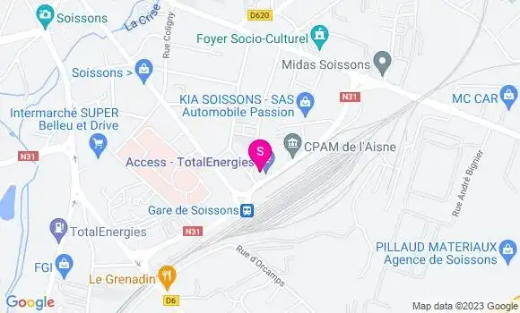 Localisation Relais Sainte Eugenie
