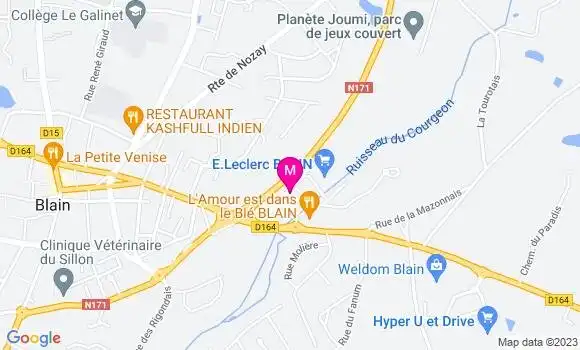 Localisation Station Leclerc