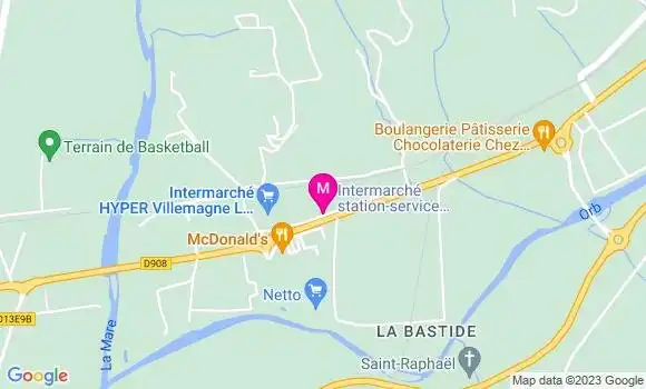 Localisation Intermarché Station