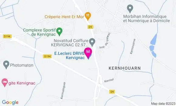 Localisation Leclerc Express
