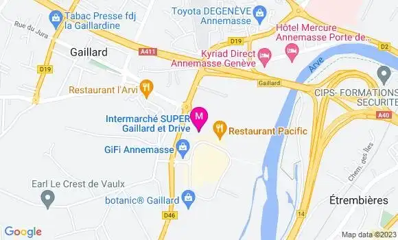 Localisation Intermarché Station