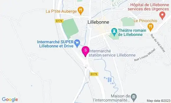 Localisation Intermarché Station