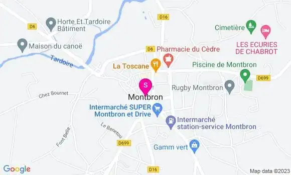 Localisation Intermarché Station