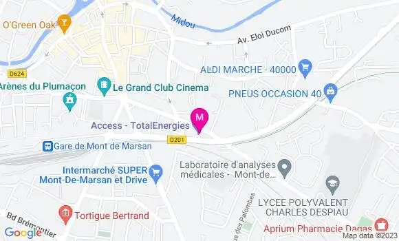 Localisation Access TotalEnergies