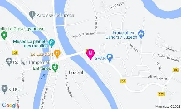 Localisation Spar