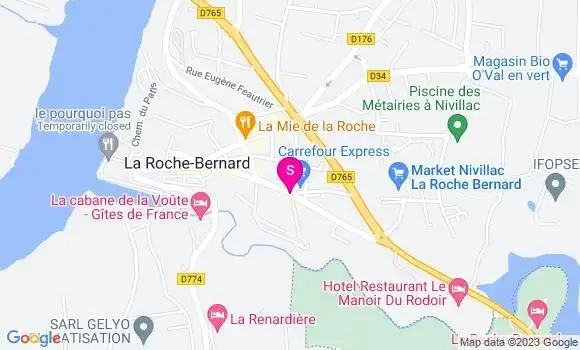 Localisation Carrefour Market