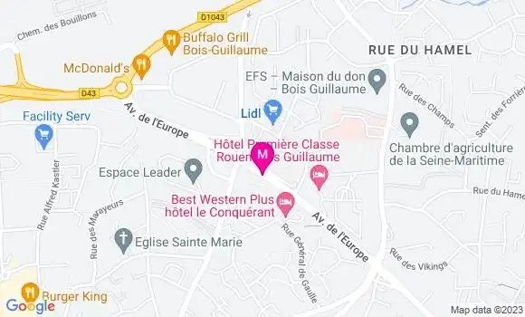 Localisation Station Carrefour