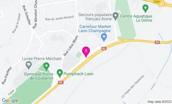 Localisation Station Carrefour Market