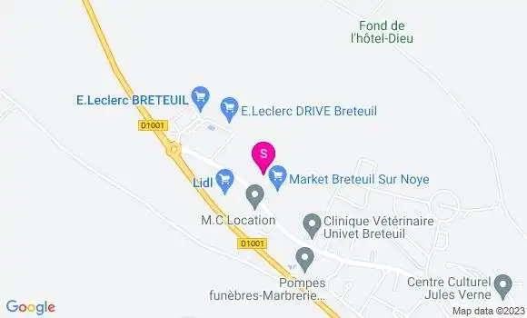 Localisation Station Leclerc