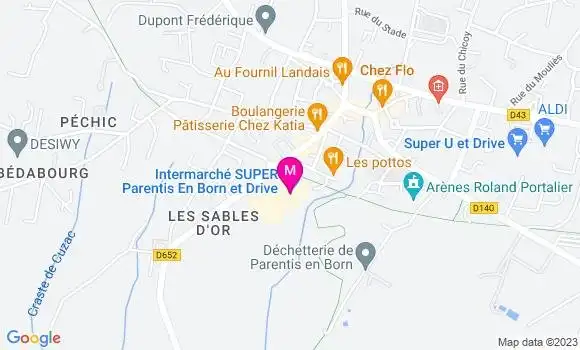 Localisation Intermarché Station