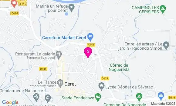 Localisation Carrefour Market